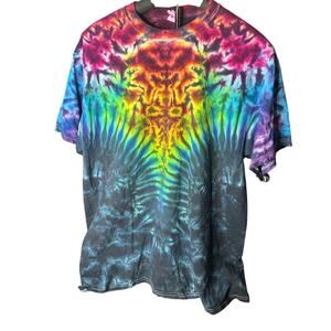 Port Company mens large symmetrical ]sychedelic design tie dye